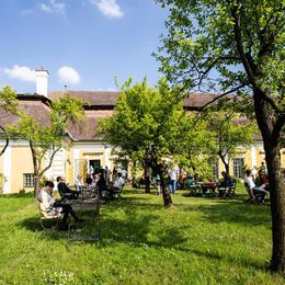 Gemütliches Verkosten im Schlossgarten