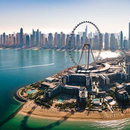 Bluewater Island vor der Skyline von Dubai