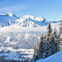 Winterlandschaft in Schladming