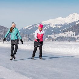 Eislaufen am Weissensee