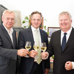 Josef Glatt, Johannes Schmuckenschlager und Chris Yorke