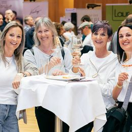 Beste Stimmung bei den Verkostungen