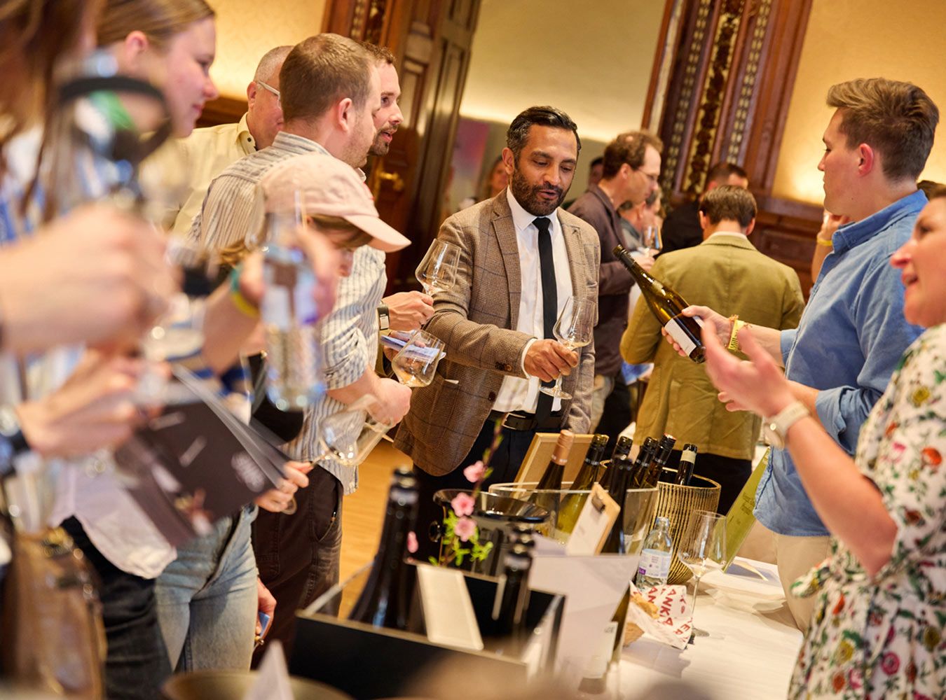 Ideales Setting zum Verkosten