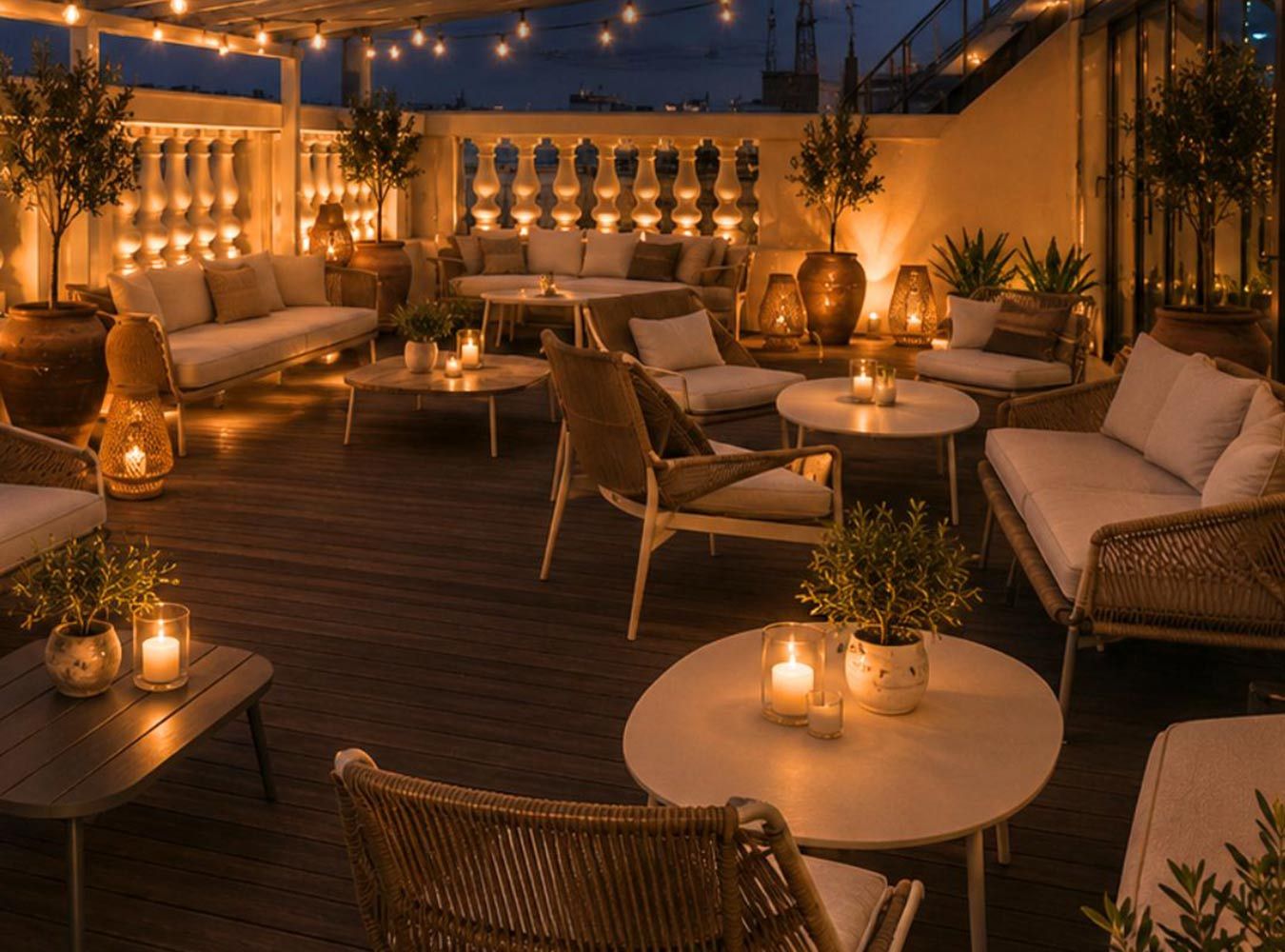 Rendering Dachterrasse