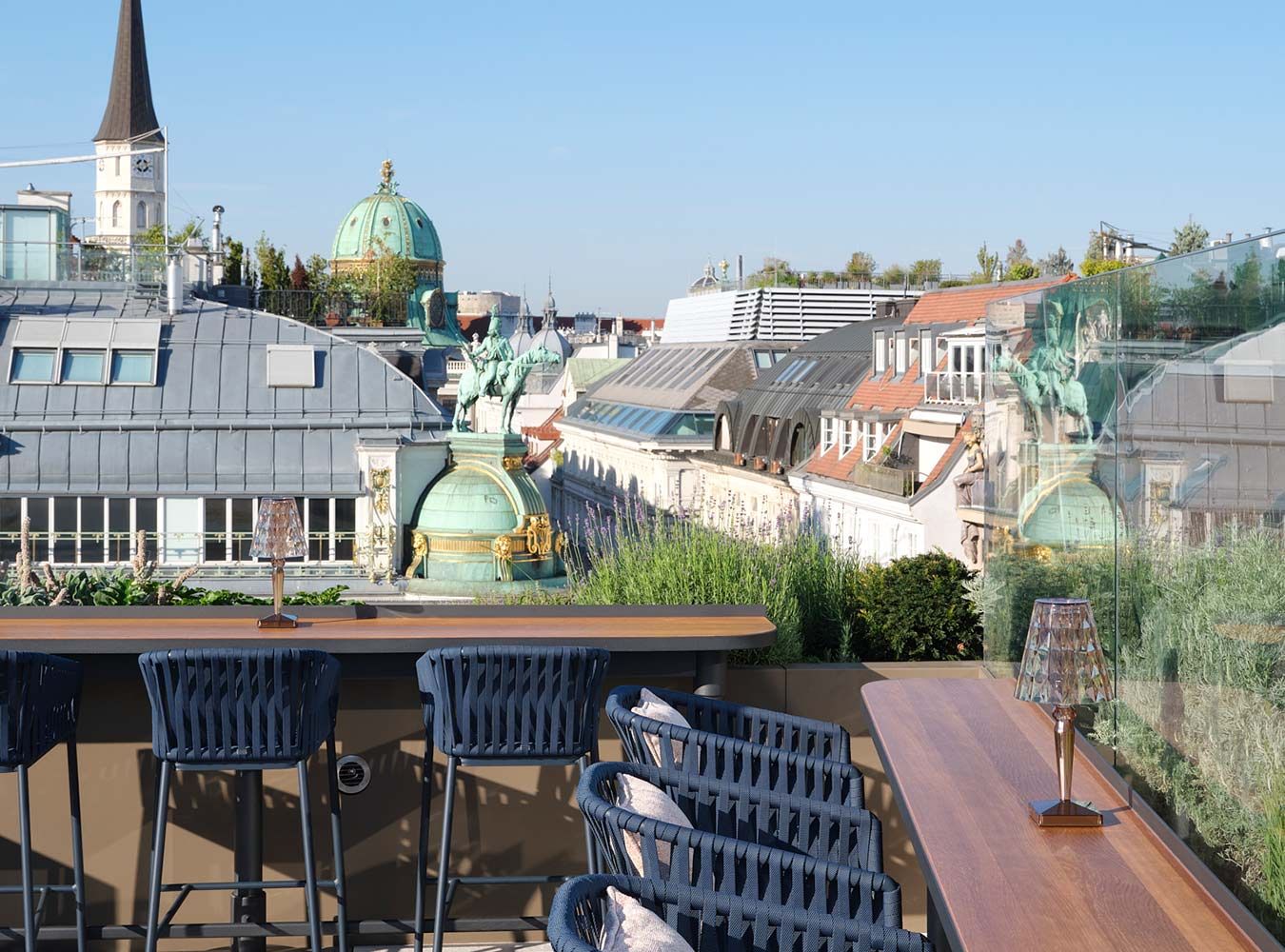 Die Rooftop-Terrasse