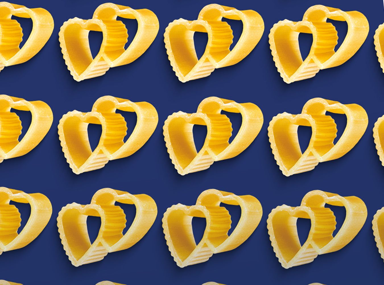 Herz-Pasta für den Valentinstag