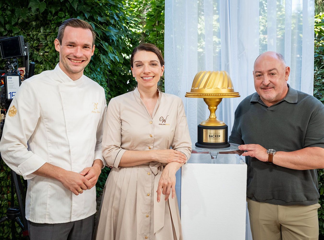 © Puls 4 | Jörg Klickermann Philipp Zauner, Eveline Wild und Rudi Roubinek