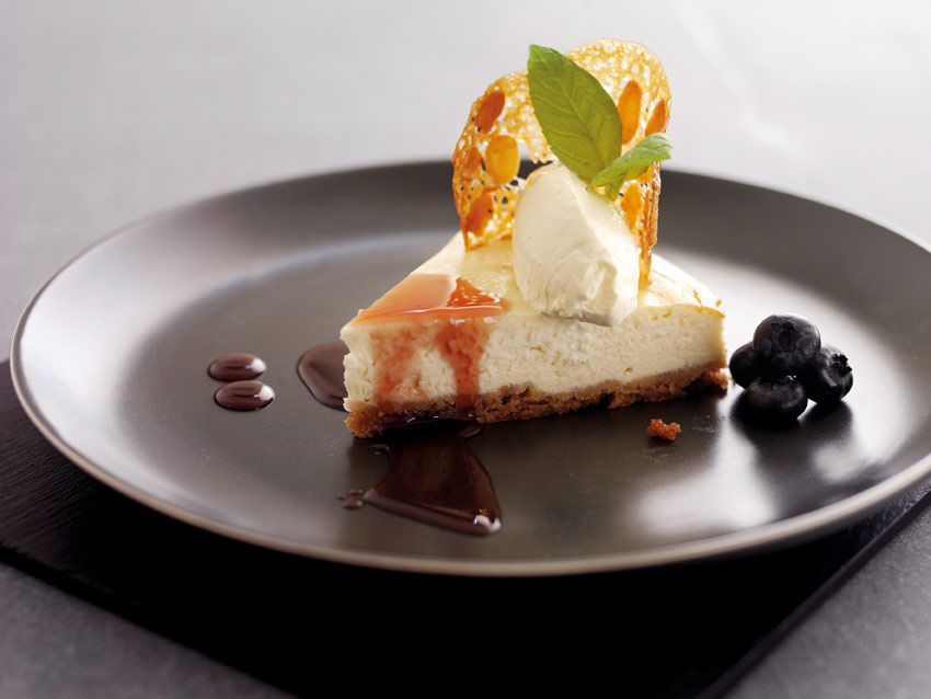 Traumdessert Cheesecake mit Parmigiano