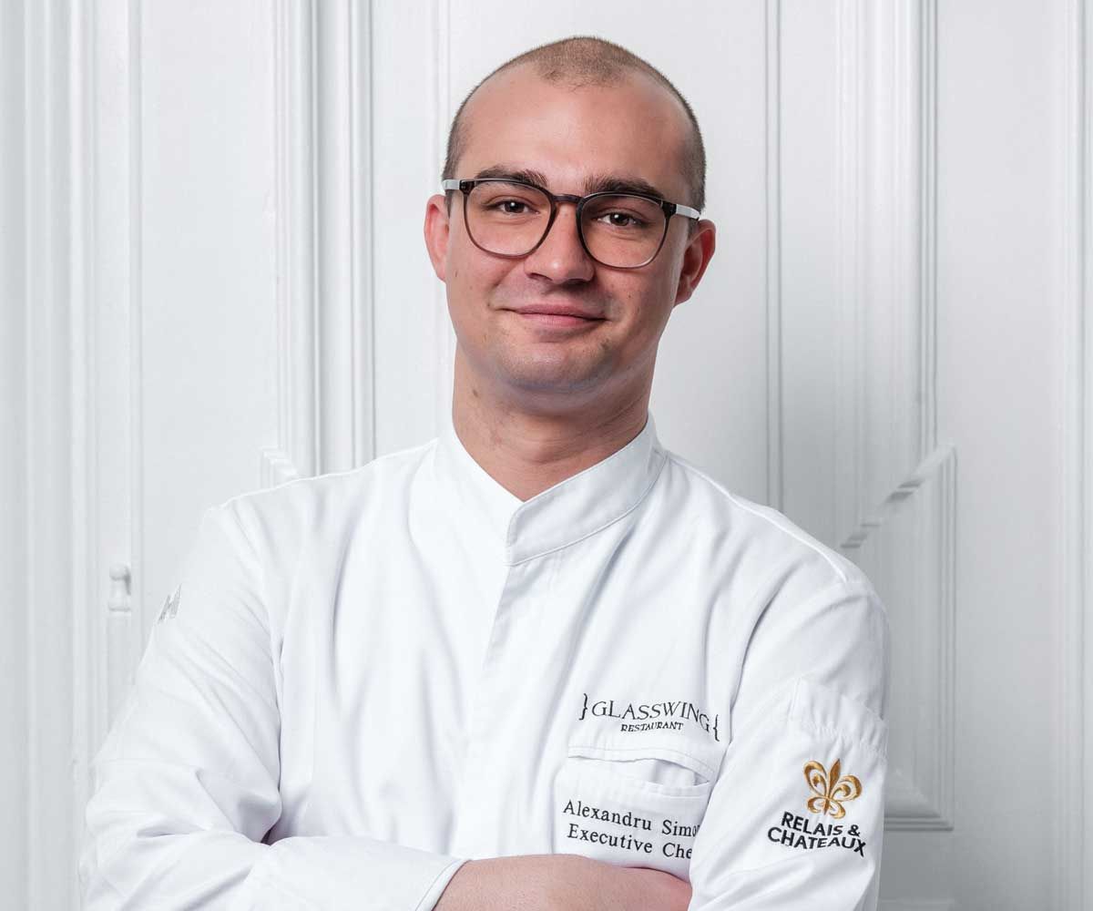 Alexandru Simon, Chef de Cuisine im Restaurant Glasswing