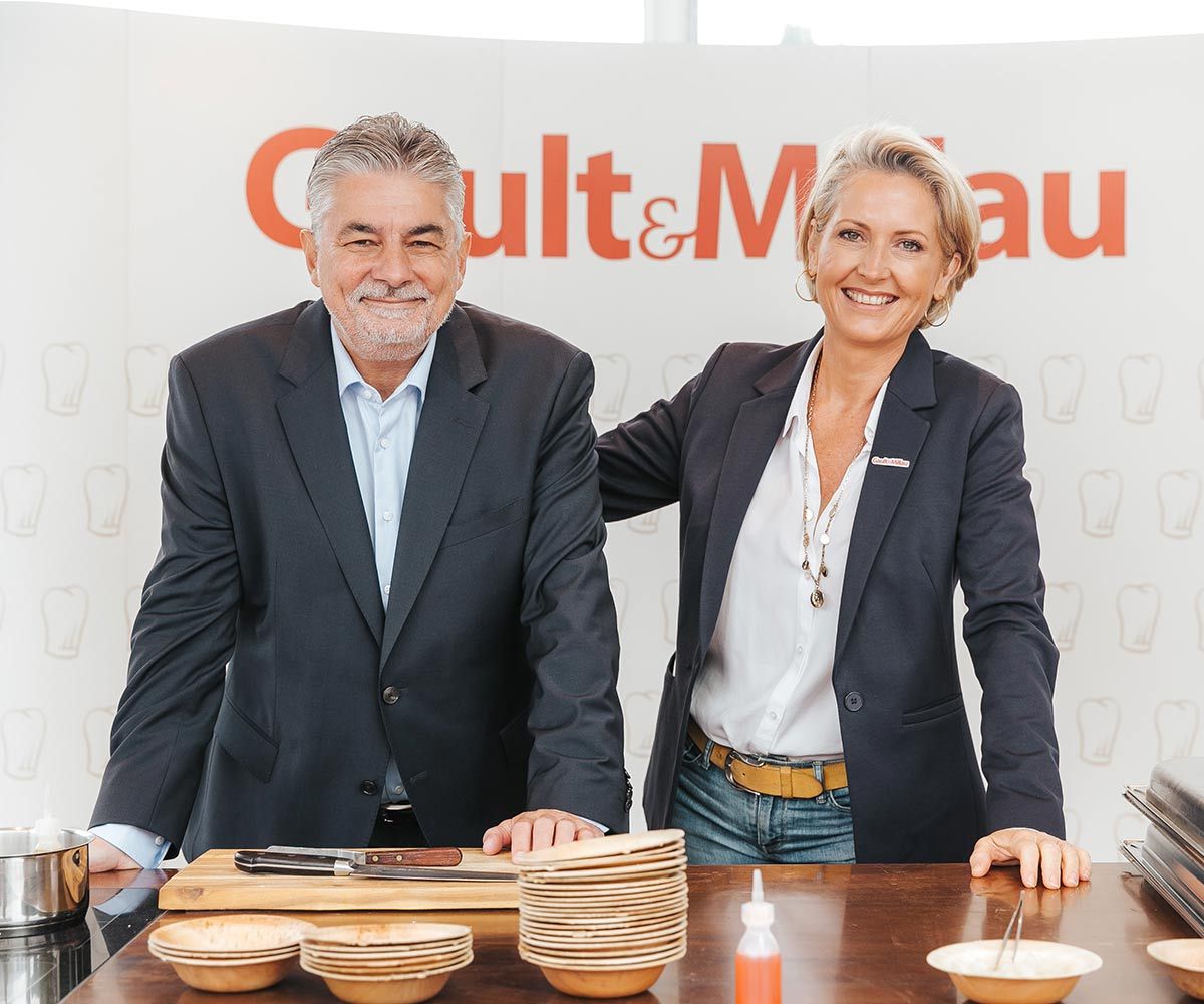 Reinhard Hanusch und Martina Hohenlohe bei der Genussmesse