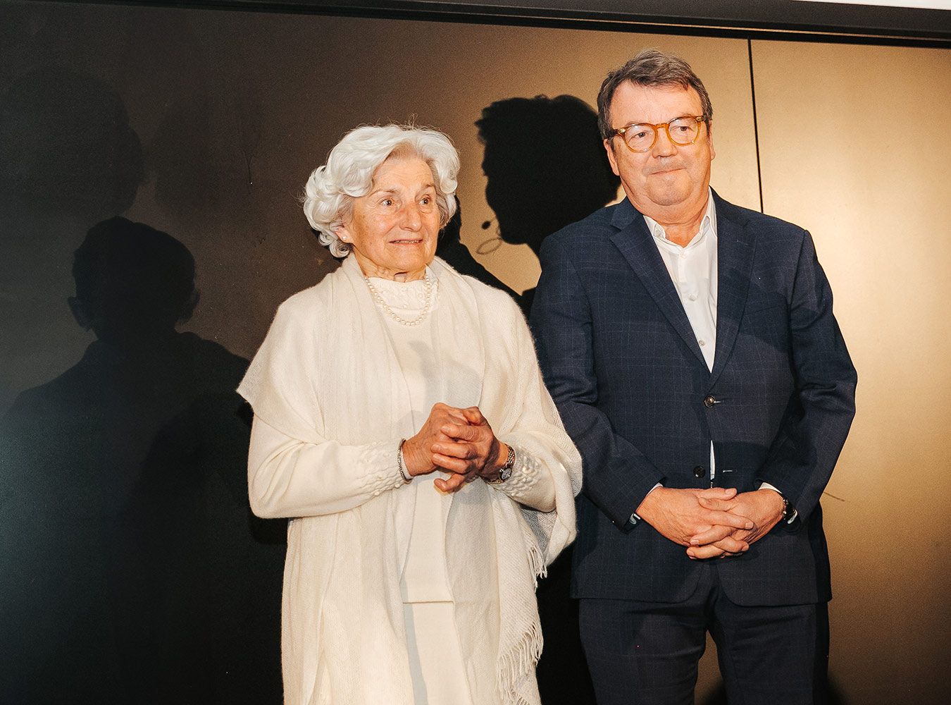 © Philipp Lipiarski Hedi und Willi Klinger bei der Auszeichnung für ihr Lebenswerk