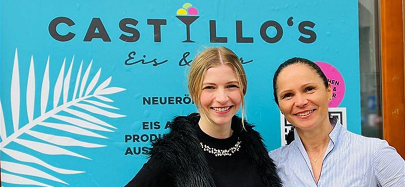 Das Schwesterpaar Magdalena Schneider und Melanie Castillo