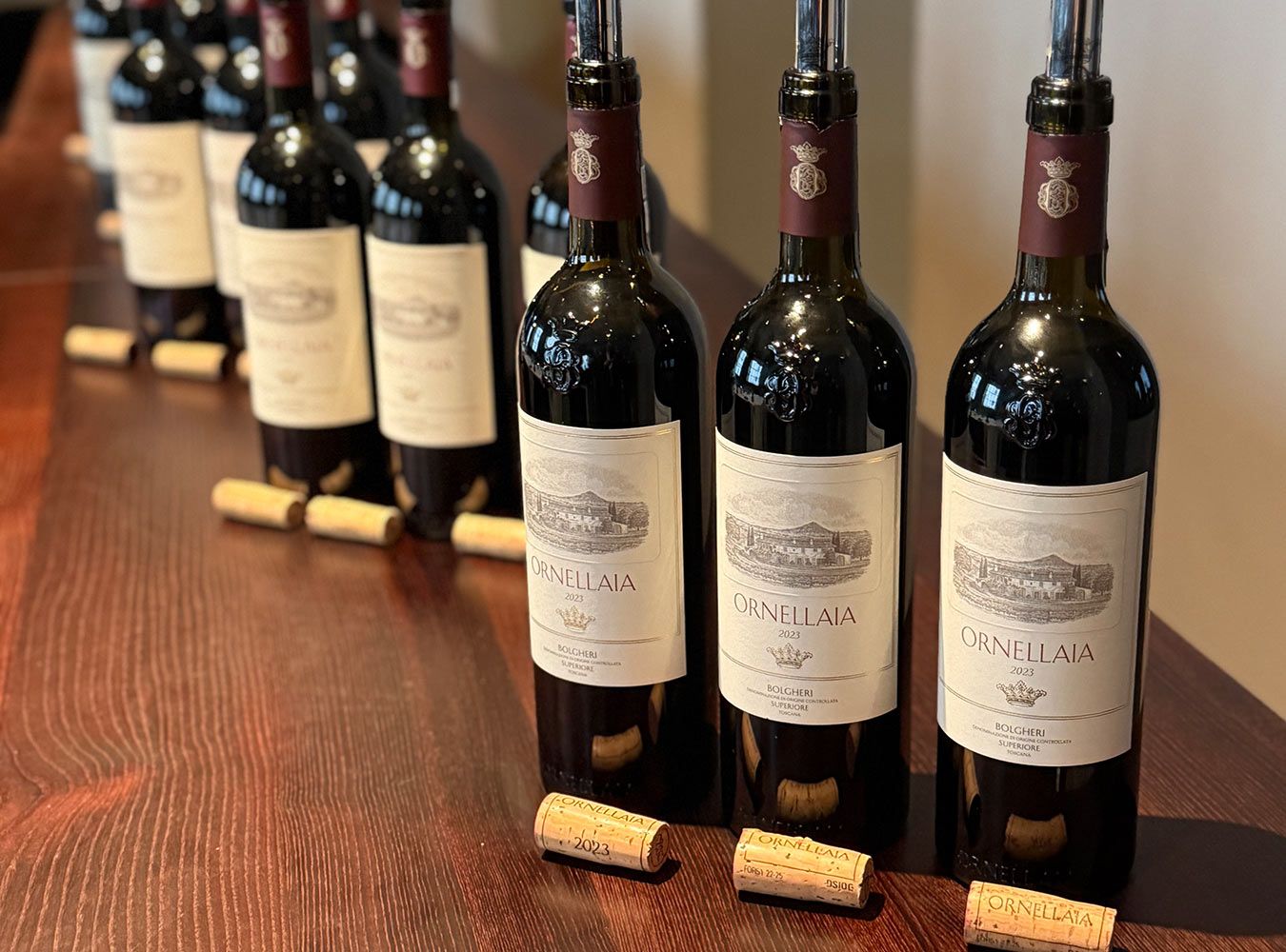 Ornellaia Vertikale mit 2023 beginnend