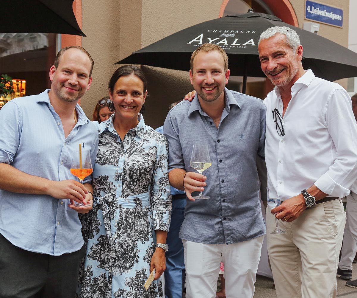 Sascha Ruhm, Eva Pariasek, Marcel Ruhm und Reinhard Pariasek