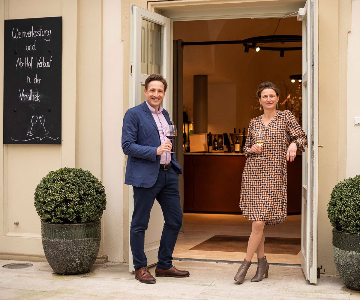 Stefan Tscheppe und Prinzessin Marie im Gartenpalais