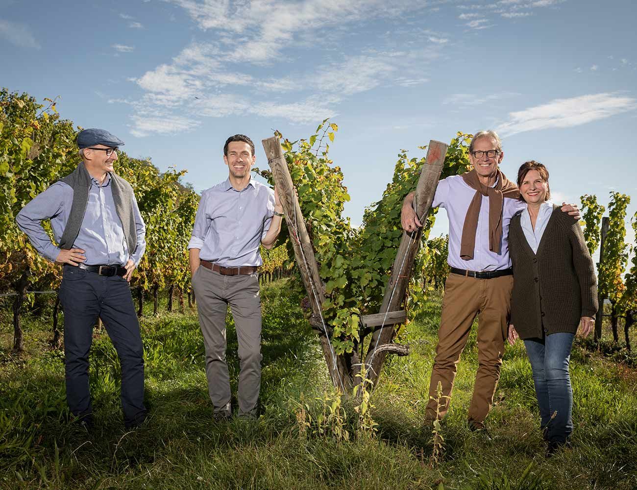 Thomas Klinger, Andreas Wickhoff, Willi und Edwige Bründlmayer