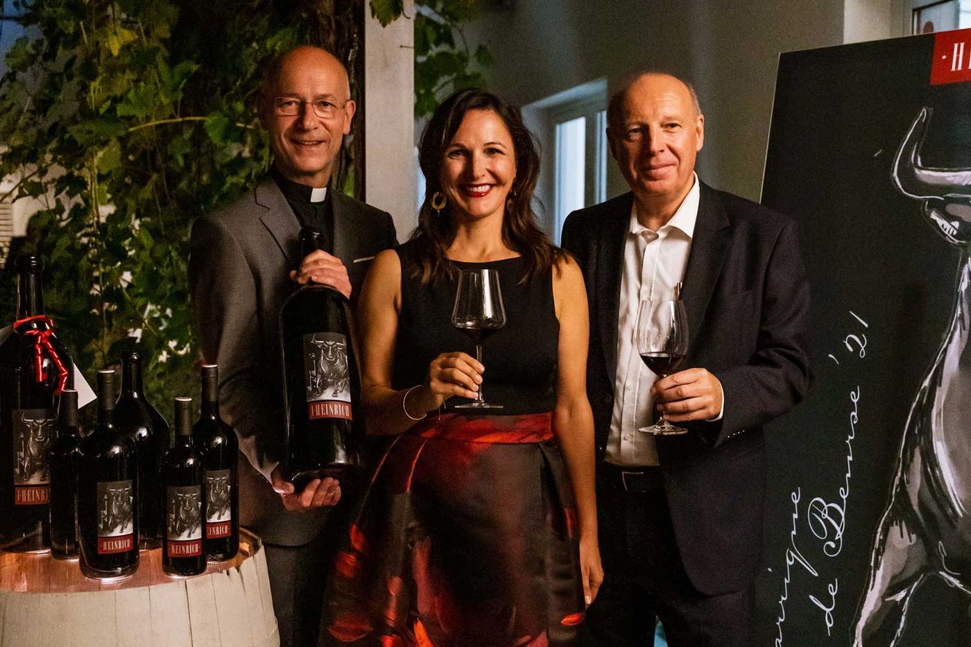 Toni Faber, Silvia Heinrich und Johann Wanovits bei der Präsentation