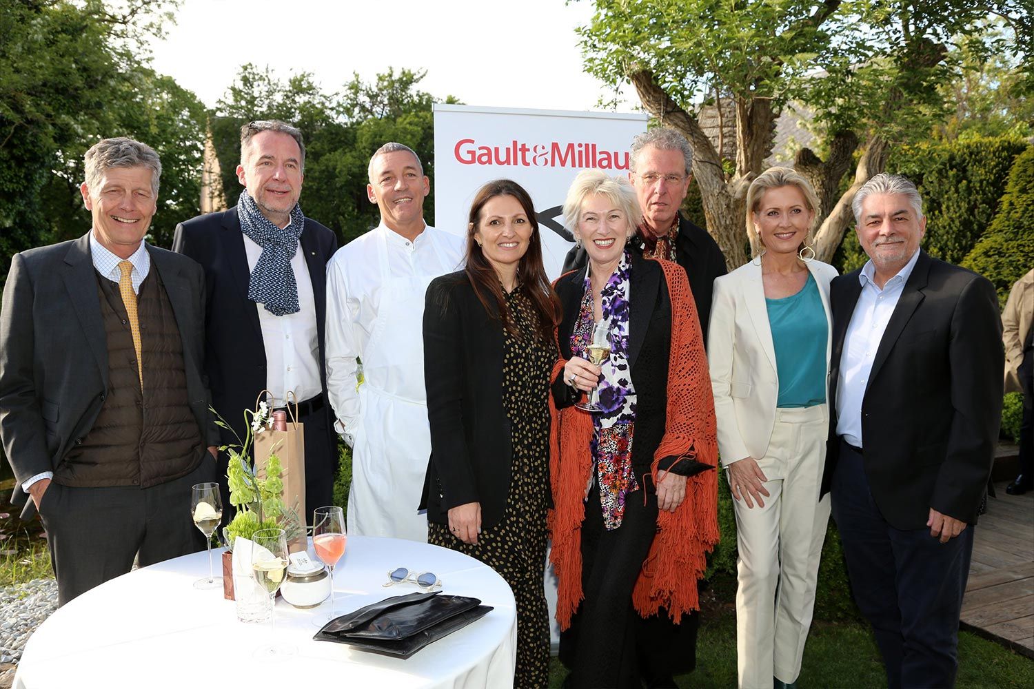 Karl Hohenlohe, Thierry Guillon-Verne, Alain Weissgerber, Barbara, Eveline und Walter Eselböck, Martina Hohenlohe, Reinhard Hanusch