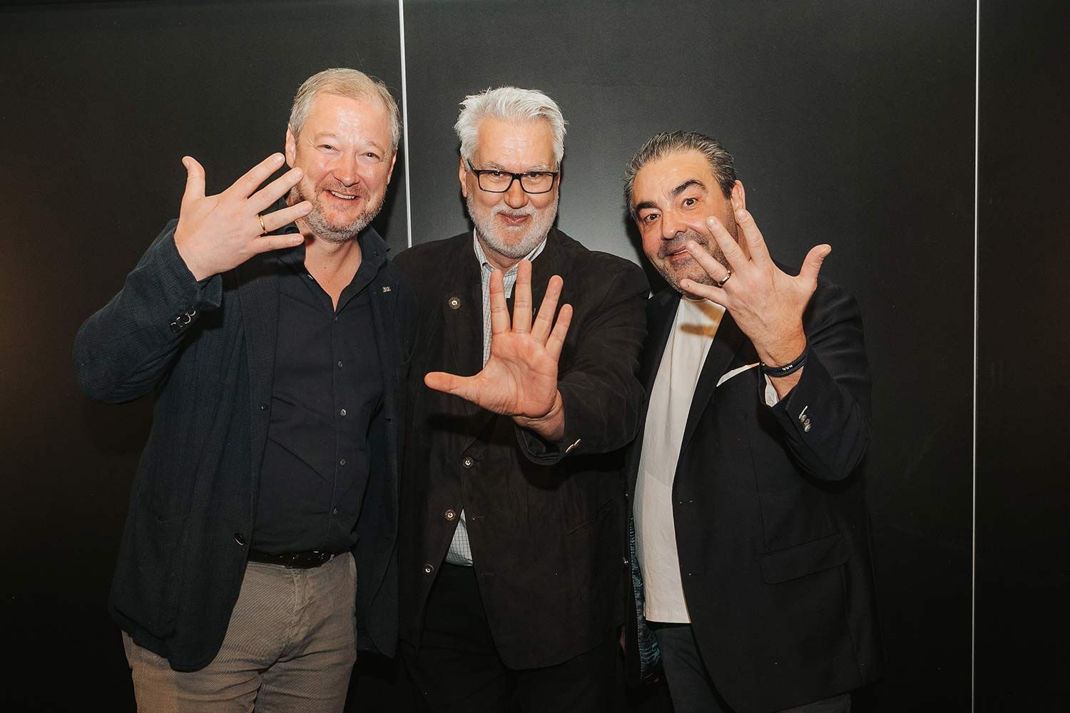 Andreas Döllerer, Jürgen Schmücking und Juan Amador