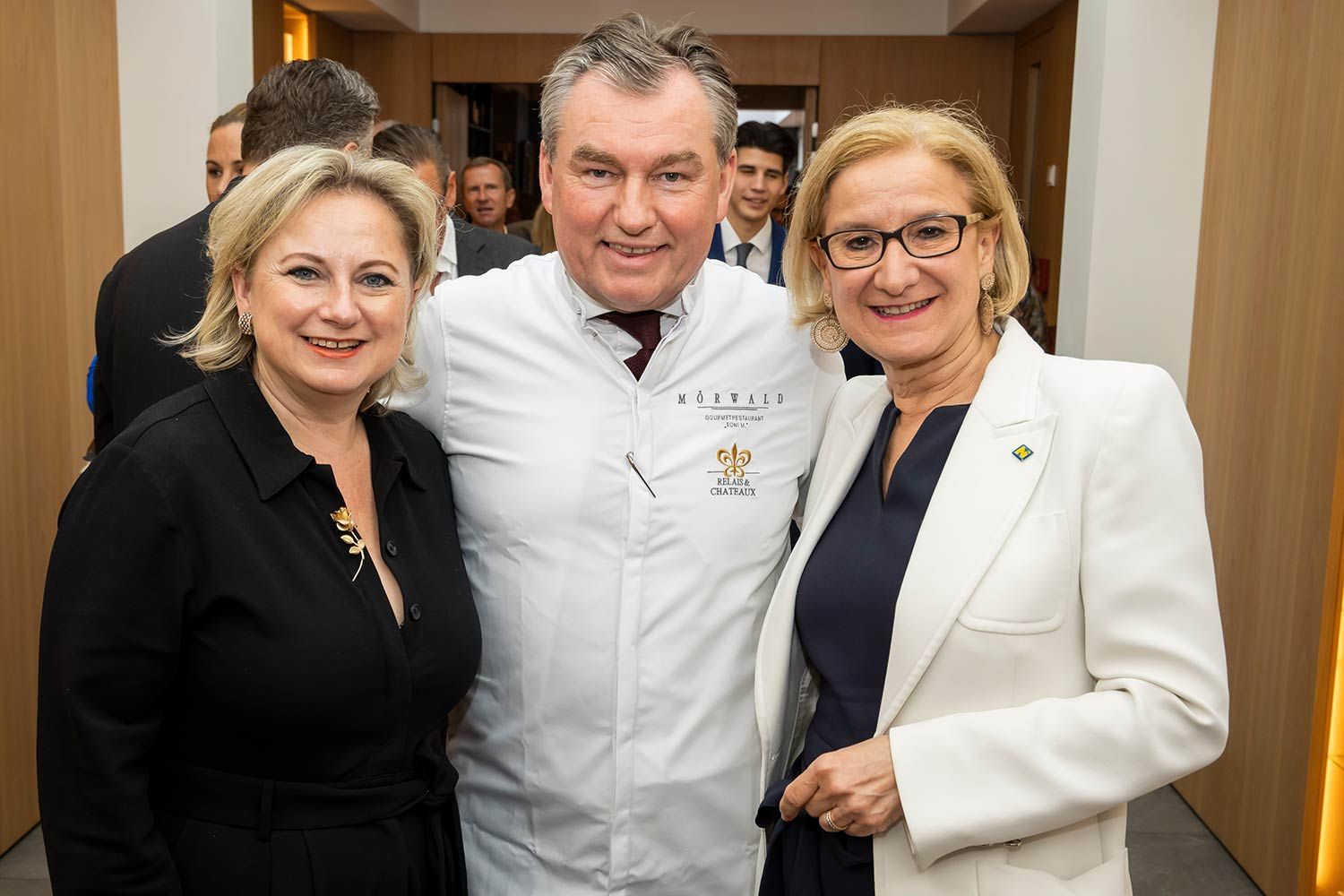 Eva und Toni Mörwald mit Johanna Mikl-Leitner