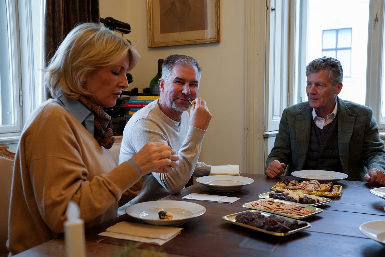 Gault&Millau/Stefan Donat Martina Hohenlohe, Bernhard Degen und Karl Hohenlohe