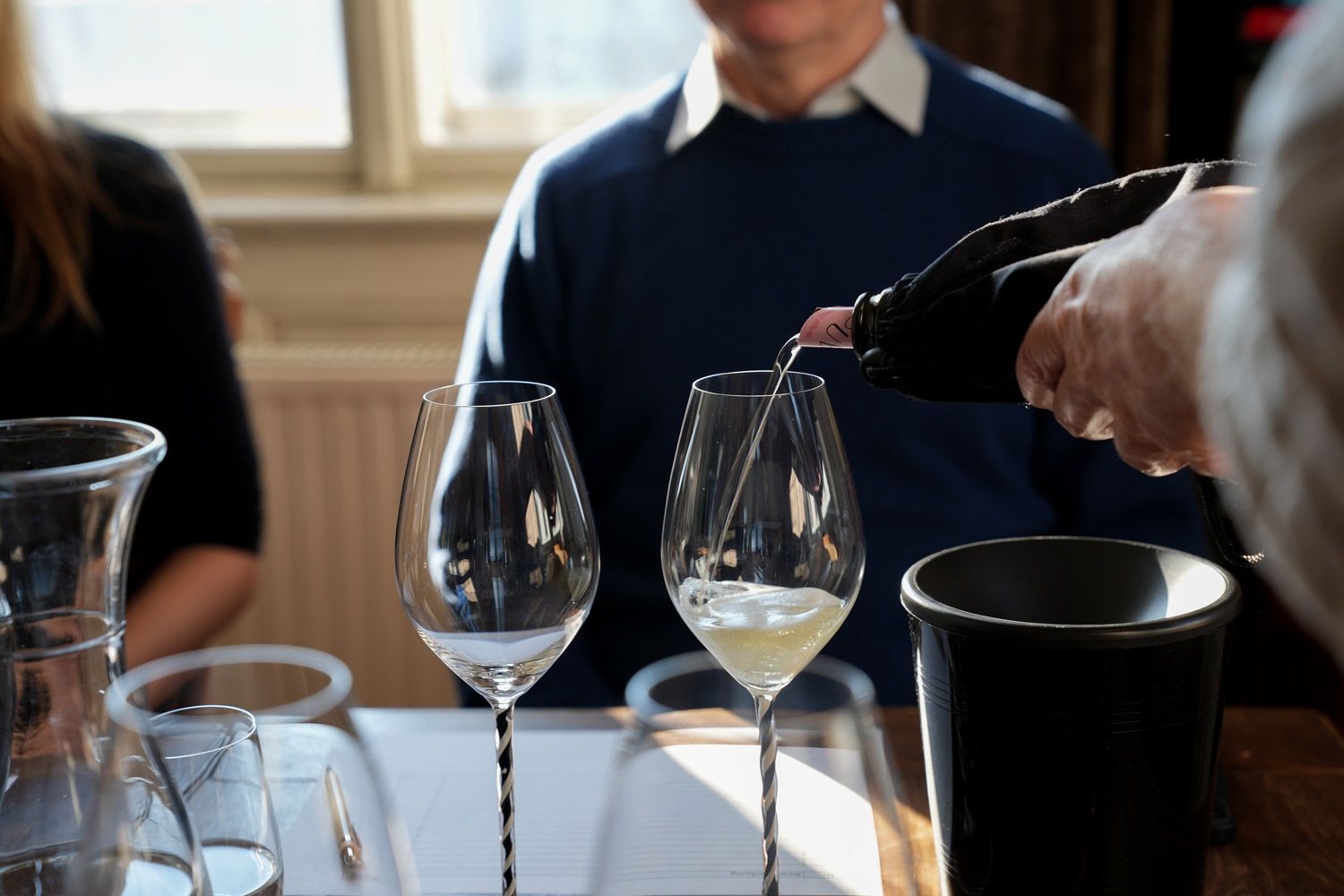 12 Weine wurden verkostet