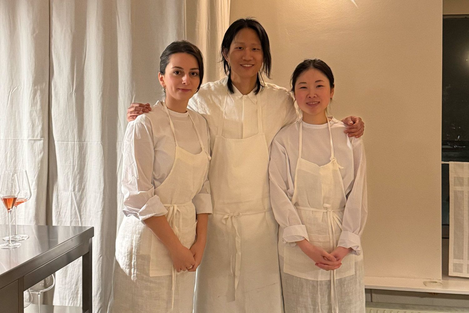 Diana Davtian, Jaeho Jung und Jungyun Kim