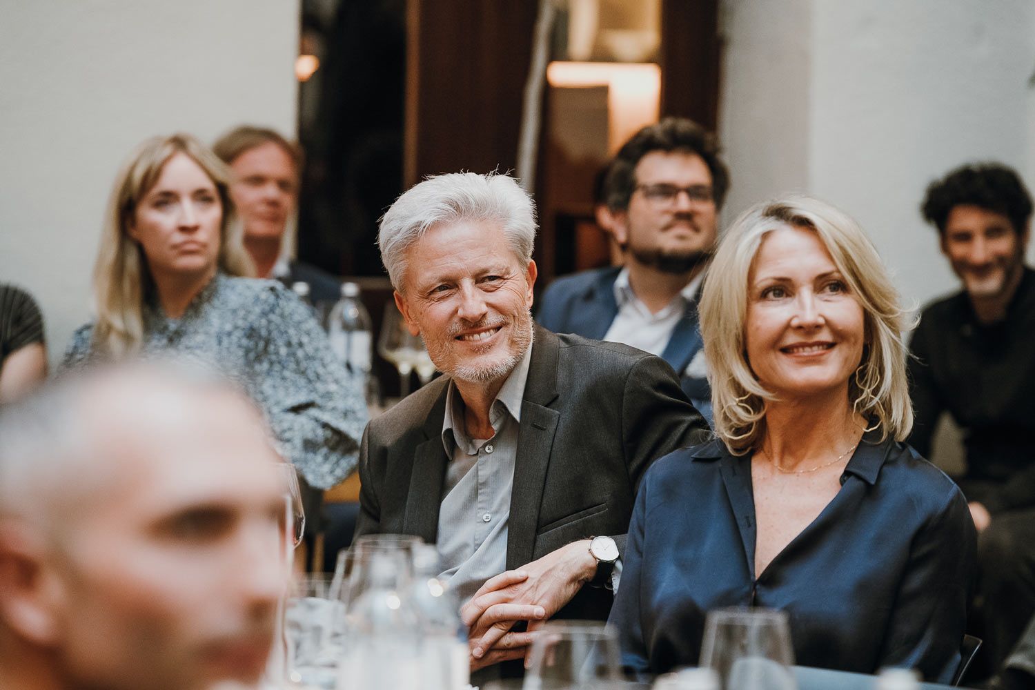 Unter anderem im Publikum: Florian Scheuba und Martina Hohenlohe