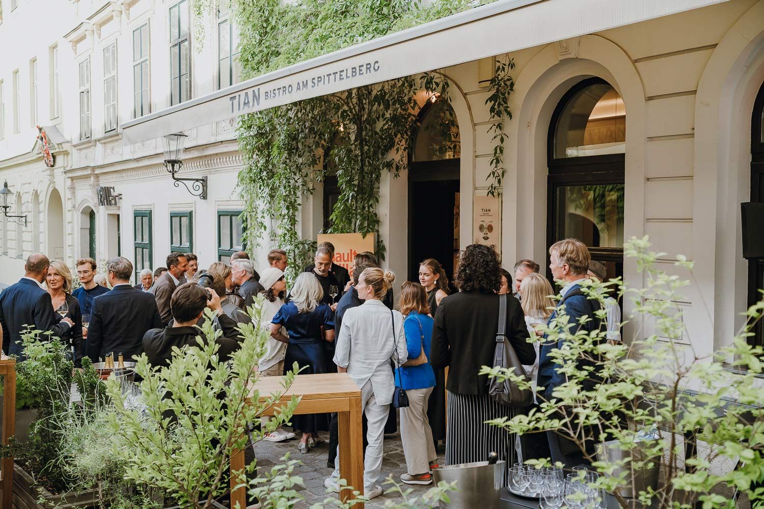 Feierlicher Rahmen im Tian Bistro
