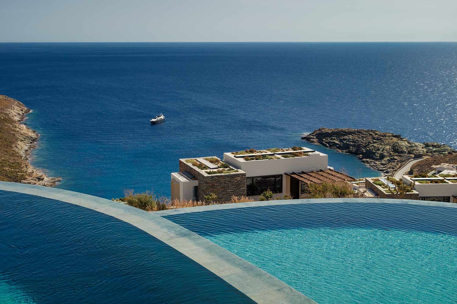 Aussicht von der Pool-Landschaft