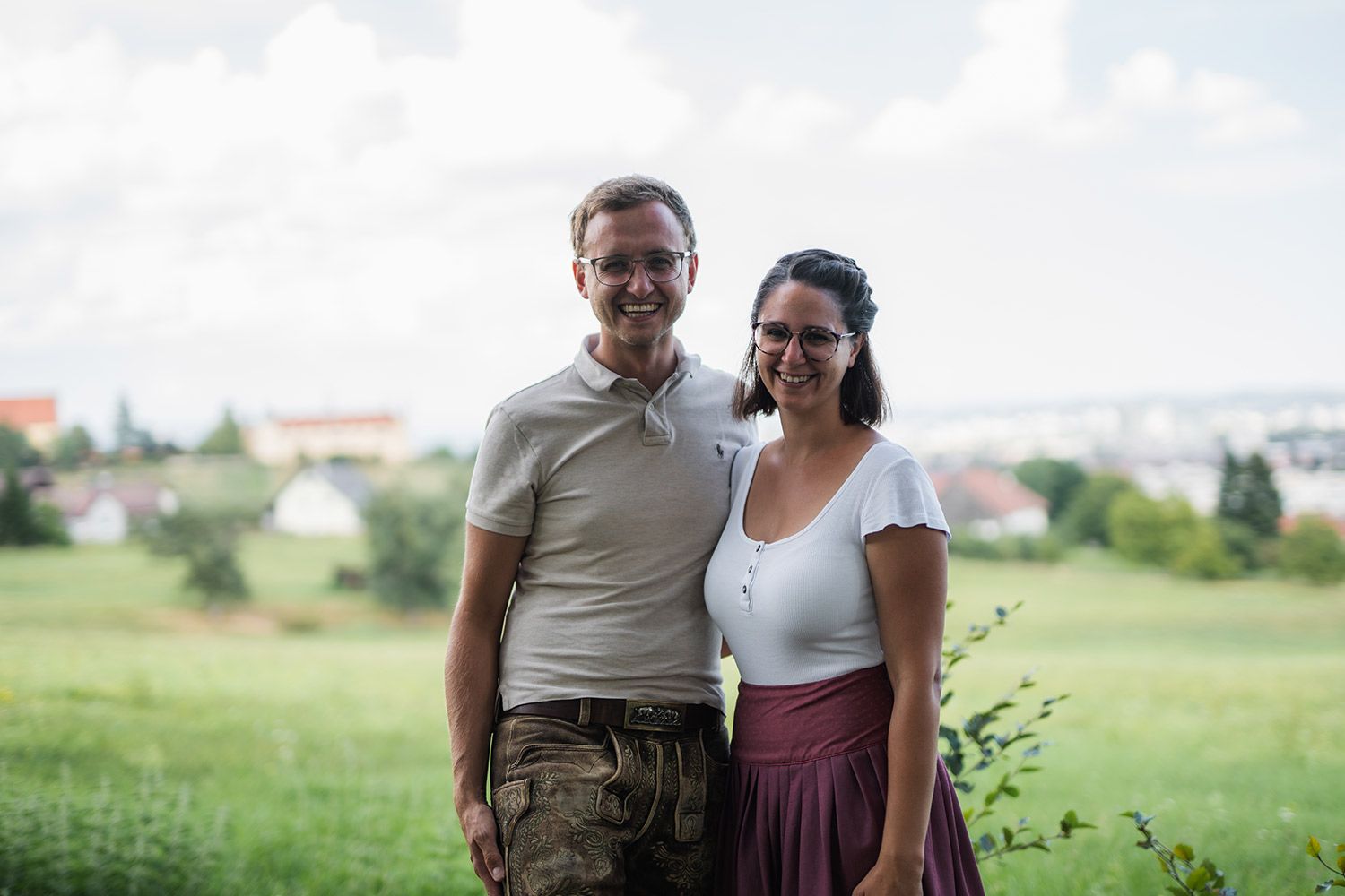 Gastgeber Michael Winkler und Gastgeberin Sabrina Hörbst 