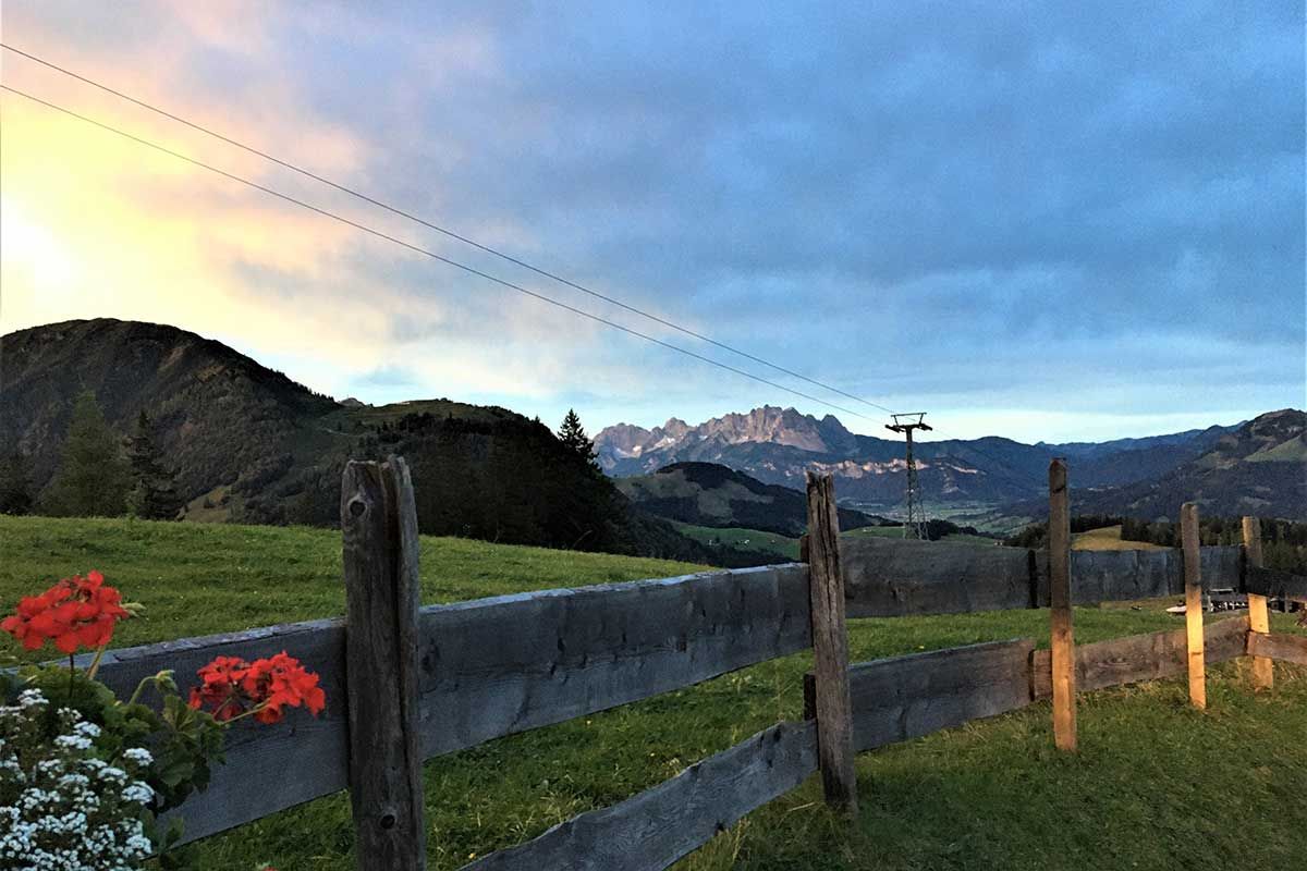 Ausblick Wilder Kaiser