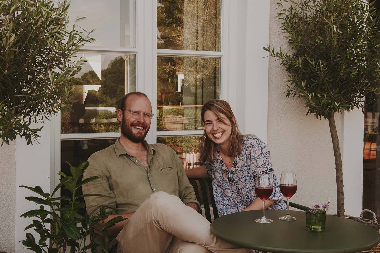 Die Gastgeber Franz Mayer Heinisch und Sophie Baumgartner