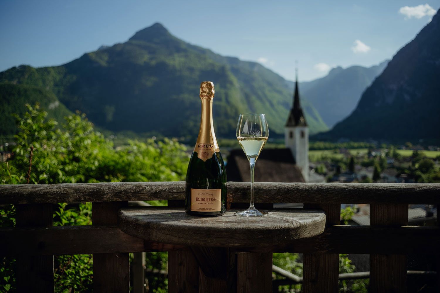 Aperitif im essbaren Garten