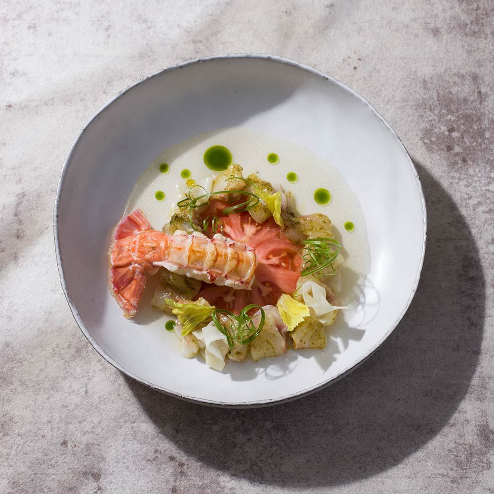 Crudo und Scampi