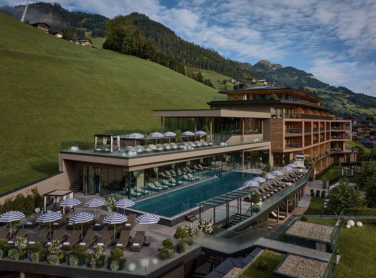 Die Hotelanlage in Großarl