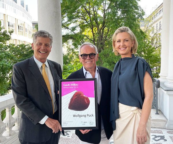 Karl Hohenlohe, Wolfgang Puck und Martina Hohenlohe