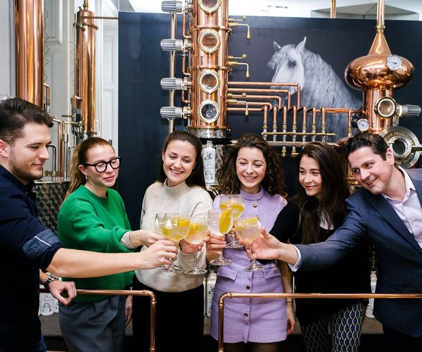 Gute Stimmung bei den Vienna Distillers