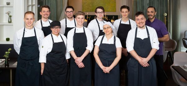 Das Küchenteam des Sans Souci entscheidet in der Gruppe