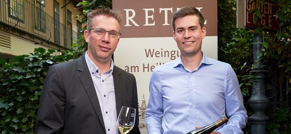 Schlossquadrat Geschäftsführer Jürgen Geyer, Jungwinzer Paul Retzl