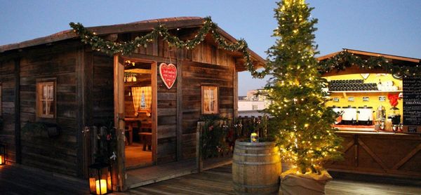 Weihnachtliche Stimmung über den Dächern Wiens 