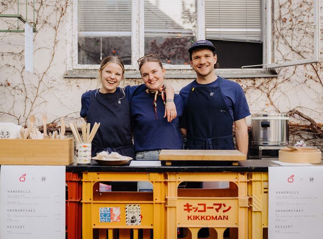 Das Team von Mochi in der Markterei Markthalle