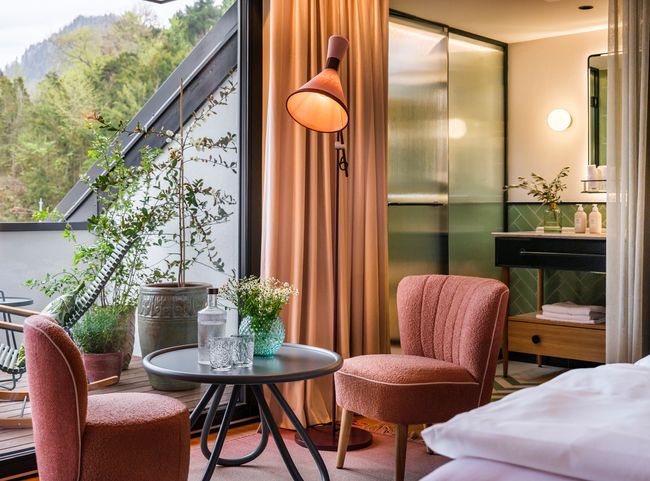 © Post Traunkirchen / Christof Wagner Suite mit Terrasse zum Traunsee