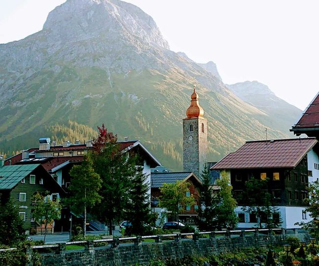 Das beschauliche Bergdorf Lech