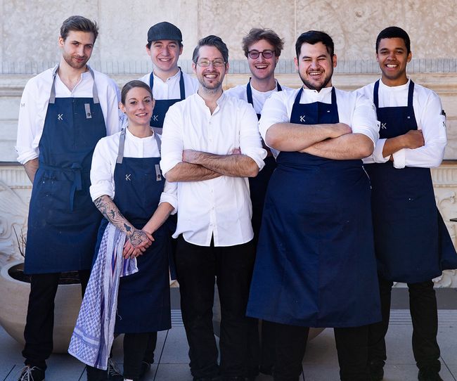 / Foto beigestellt Chefkoch Paul Gamauf mit seiner Brigade