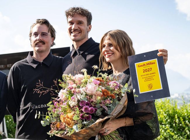 Marco Appert, Dominik Hartmann und Adriana Hartmann