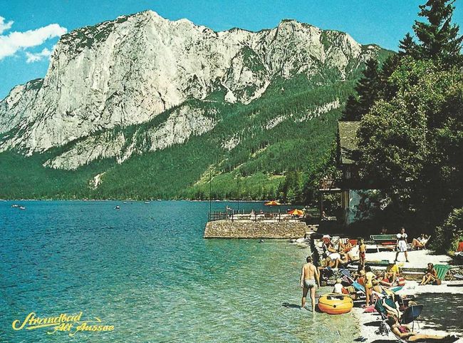 © Strandcafé Altaussee Strandcafé im Jahr 1984