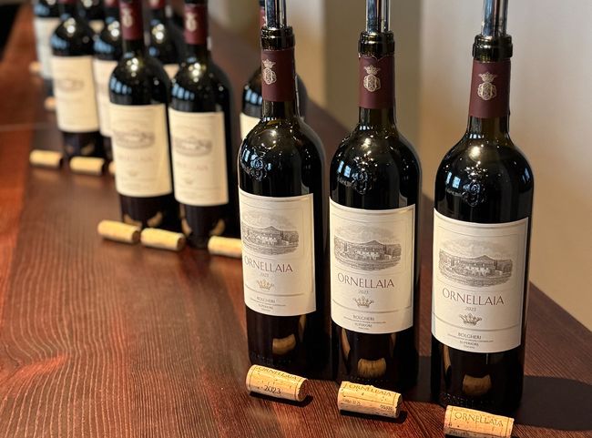 Ornellaia Vertikale mit 2023 beginnend