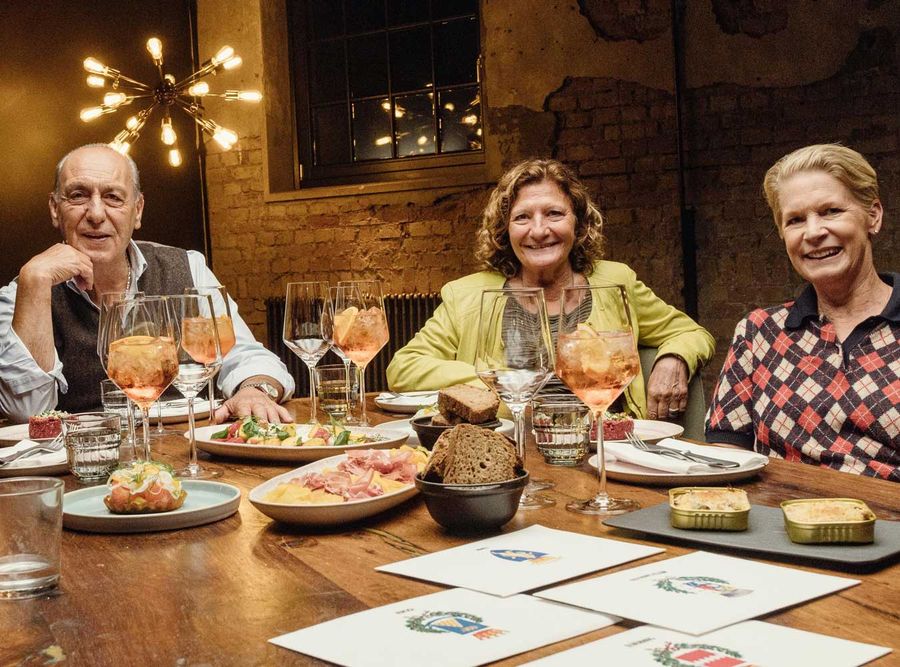 Gennaro Contaldo, Anna Sgroi, Cornelia Poletto