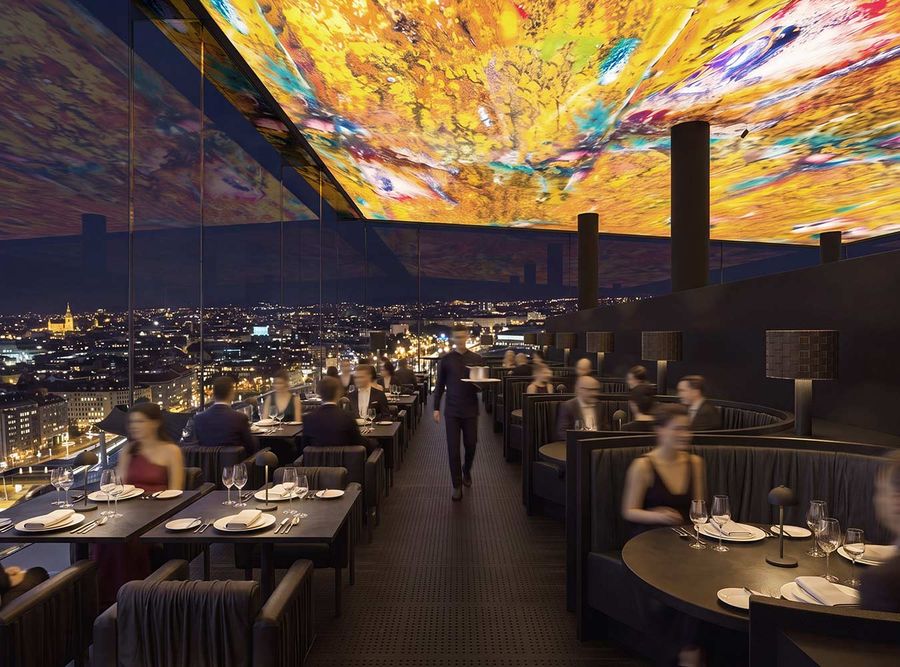 Rendering Restaurant-Bereich neu